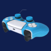 PS5 CONTROLLER SILICON - BLUE with Thumb Grips | Anti-slip Grip