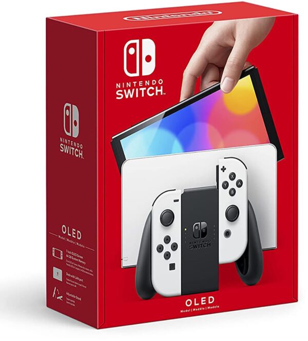 Nintendo Switch OLED Console – 64GB Handheld & TV Gaming System