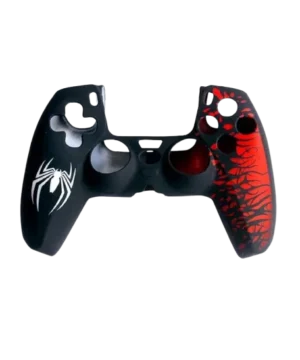 PS5 CONTROLLER SILICON SPIDERMAN EDITION WITH THUMB GRIPS | Anti-Slip Grip