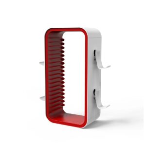 Linyuvo Game Disc Rack Stand – PS4/PS5 Game Holder (Blue, Red, Black)