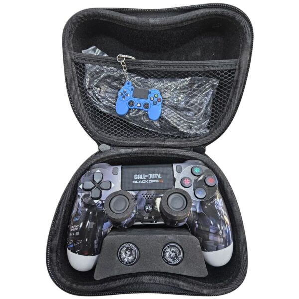 PlayX PS4 Controller Combo Kit – Themed Controller + Carry Case + Accessories Pack