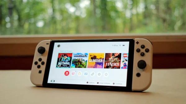 Nintendo Switch OLED Console – 64GB Handheld & TV Gaming System
