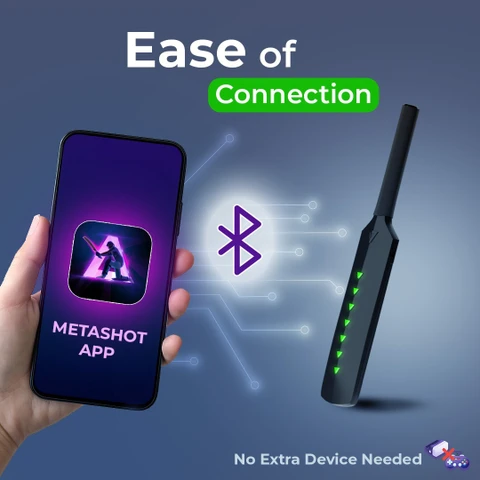 MetaShot Smart Cricket Bat – Play Cricket Games on TV & Mobile | Interactive Gaming Bat