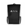 Travel Carrying Case Backpack for PS5 Console – Black & White with Logo