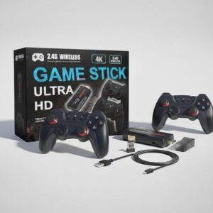 2.4G Wireless Ultra HD Retro Game Stick – Classic Gaming Console for TV