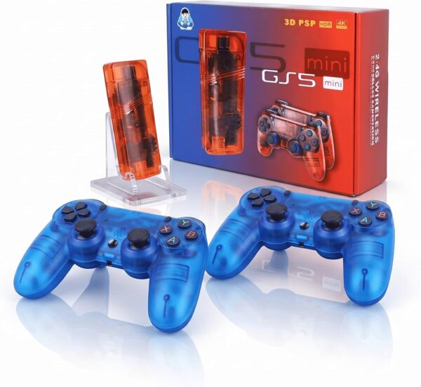 GS5 Mini Retro Game Stick – 20,000+ Games & Dual Wireless Controllers