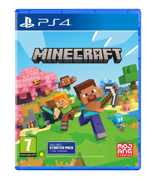 Minecraft PS4 game cover for PlayStation 4