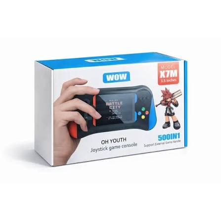 X7M 500 Handheld Game Console with Extra Controller